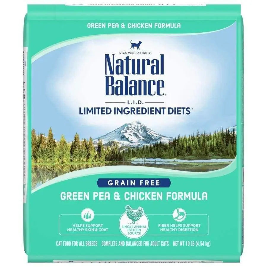 Natural Balance Pet Foods L.I.D Green Pea & Chicken Formula Dry Cat Food Natural Balance CPD