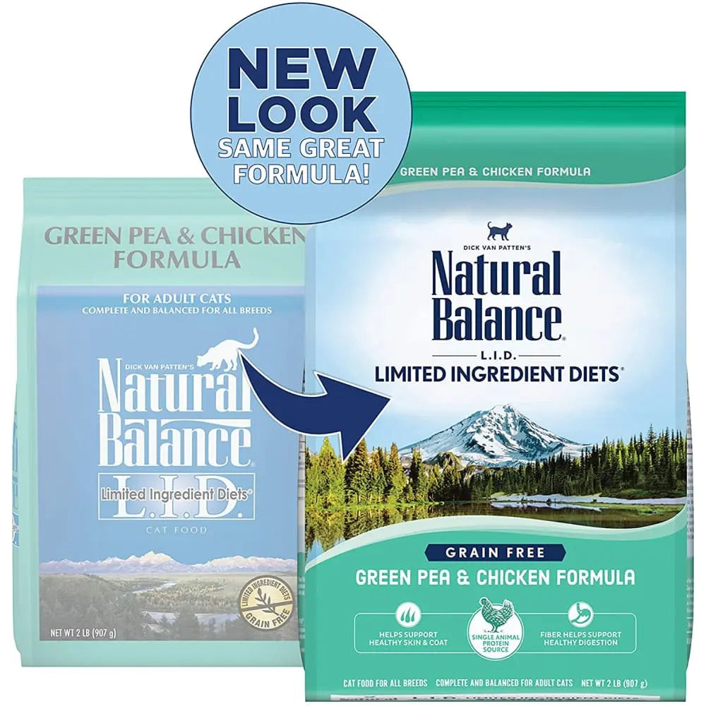 Natural Balance Pet Foods L.I.D Green Pea & Chicken Formula Dry Cat Food Natural Balance CPD