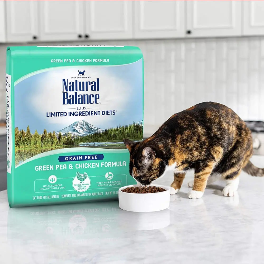 Natural Balance Pet Foods L.I.D Green Pea & Chicken Formula Dry Cat Food Natural Balance CPD