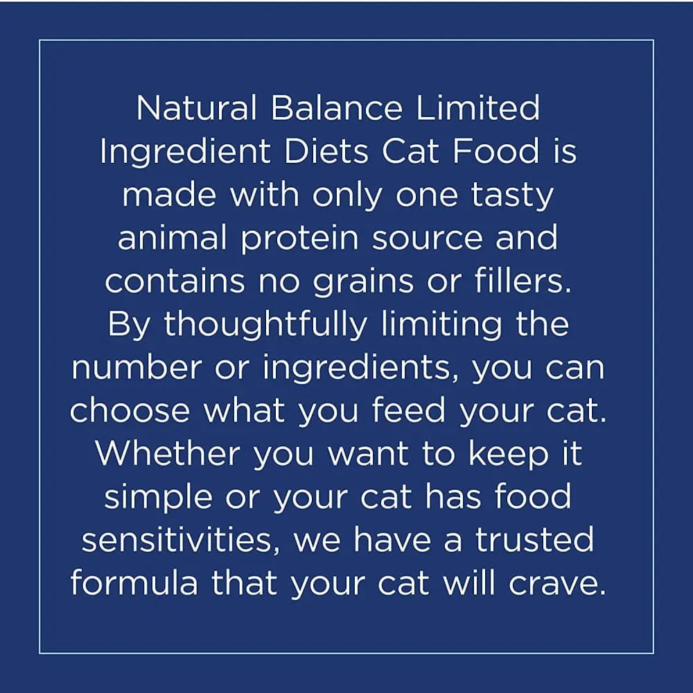 Natural Balance Pet Foods L.I.D Green Pea & Salmon Formula Dry Cat Food Natural Balance CPD