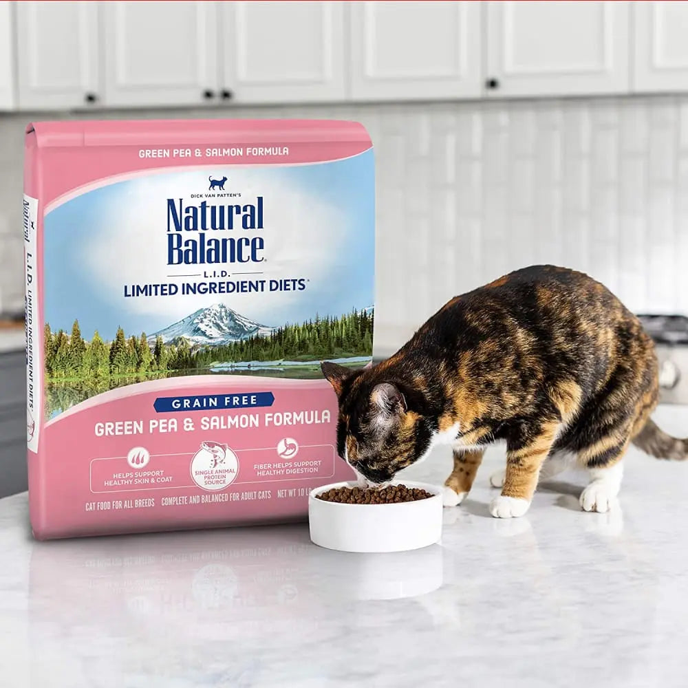 Natural Balance Pet Foods L.I.D Green Pea & Salmon Formula Dry Cat Food Natural Balance CPD