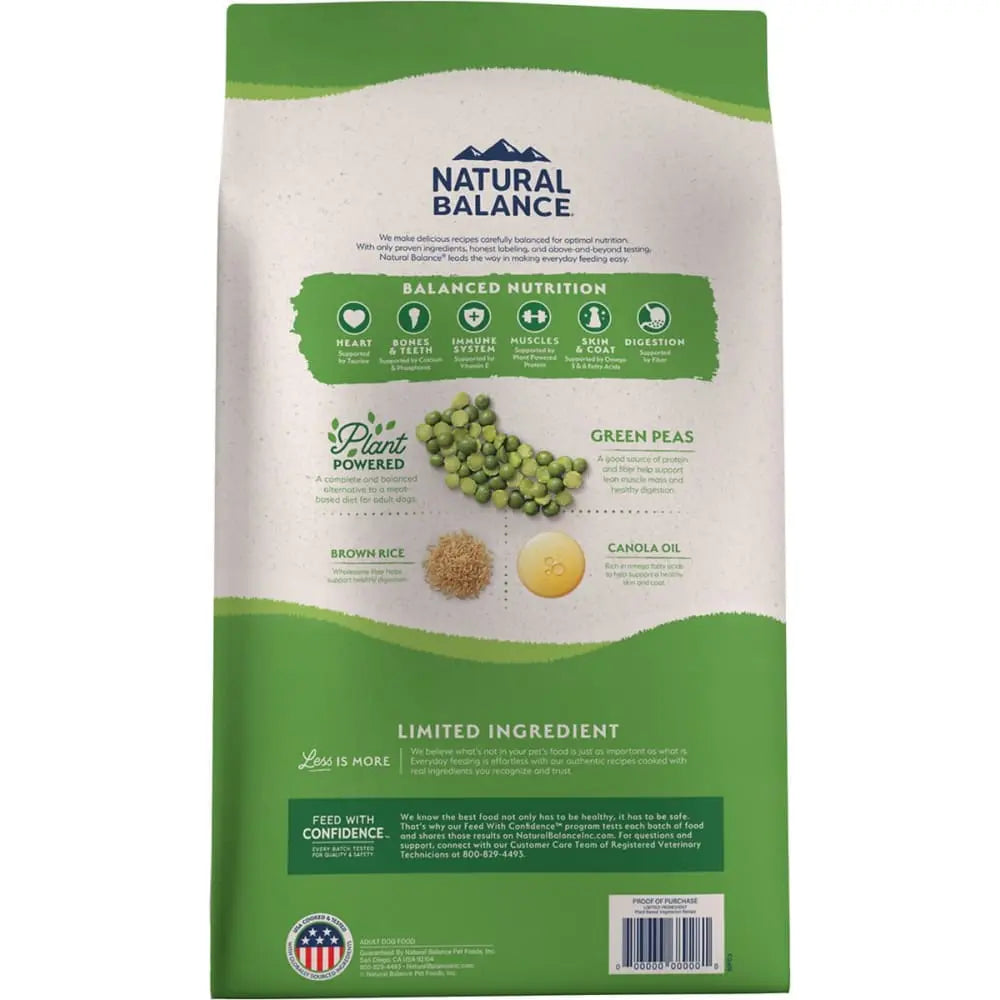 Natural Balance Pet Foods L.I.D Plant Powered Vegetarian Small Breed Dry Dog Food Natural Balance