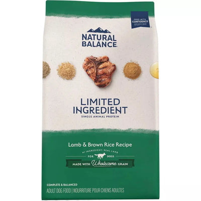 Natural Balance Pet Foods L.I.D. Adult Lamb & Brown Rice Dry Dog Food Natural Balance