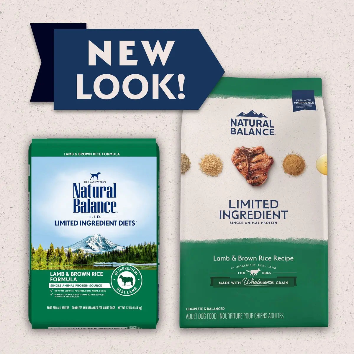 Natural Balance Pet Foods L.I.D. Adult Lamb & Brown Rice Dry Dog Food Natural Balance