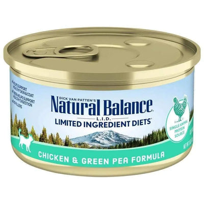 Natural Balance Pet Foods L.I.D. Chicken & Green Pea Formula Canned Cat Wet Food Natural Balance CPD