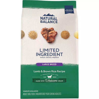 Natural Balance Pet Foods L.I.D. Large Breed Bites Lamb & Brown Rice Dry Dog Food Natural Balance