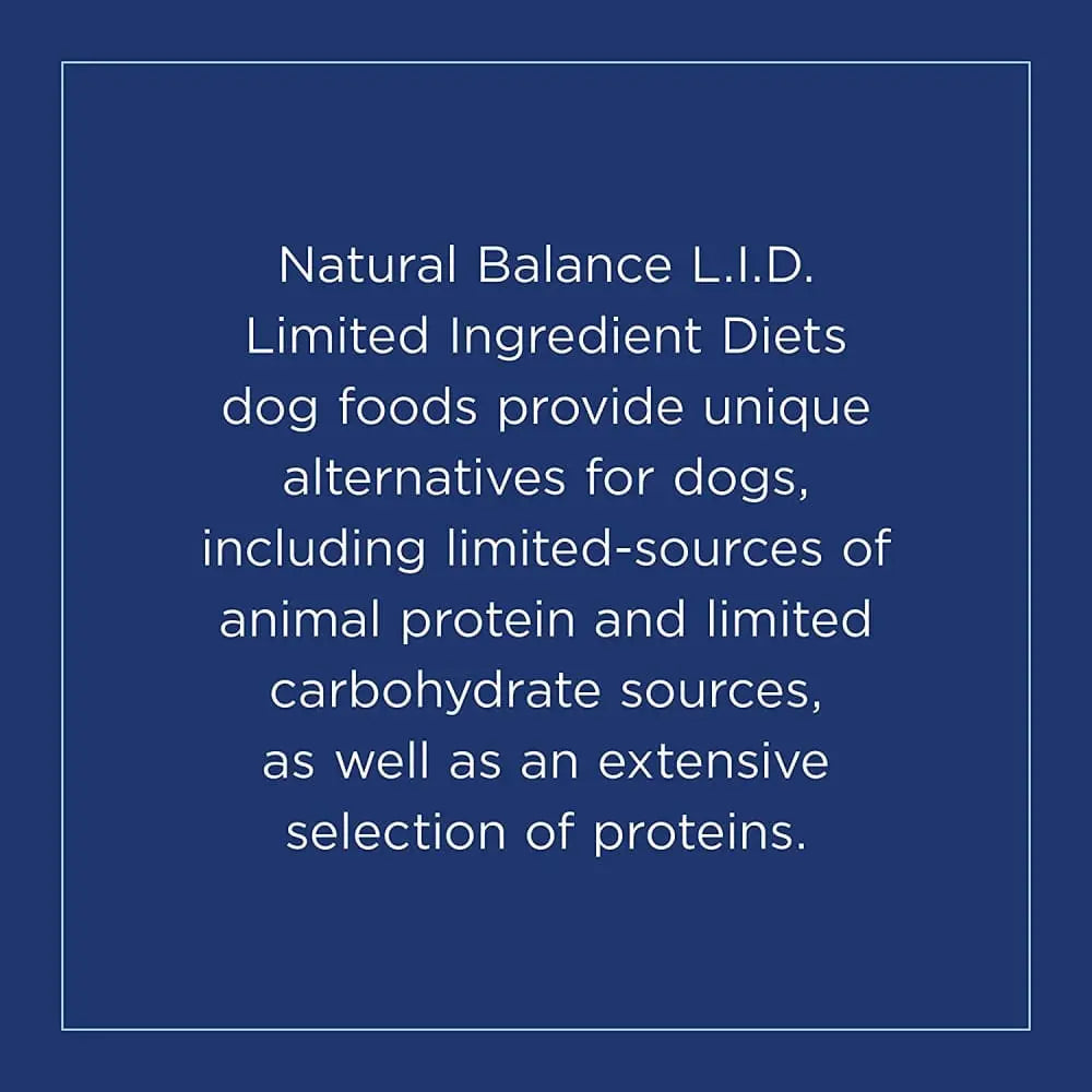 Natural Balance Pet Foods L.I.D. Puppy Dry Dog Food Lamb & Brown Rice, Natural Balance