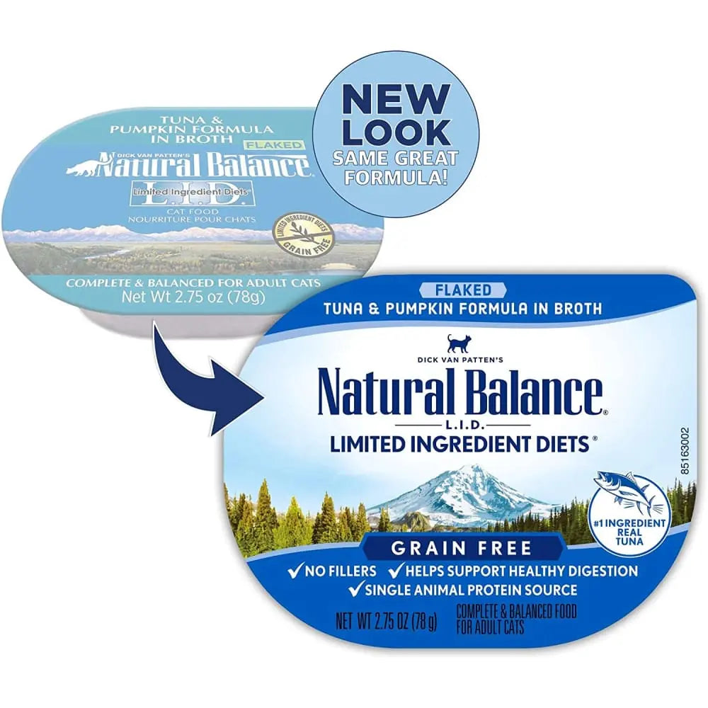 Natural Balance Pet Foods L.I.D. Tuna & Pumpkin Formula in Broth Cat Wet Food Natural Balance CPD