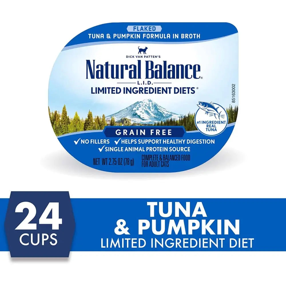 Natural Balance Pet Foods L.I.D. Tuna & Pumpkin Formula in Broth Cat Wet Food Natural Balance CPD