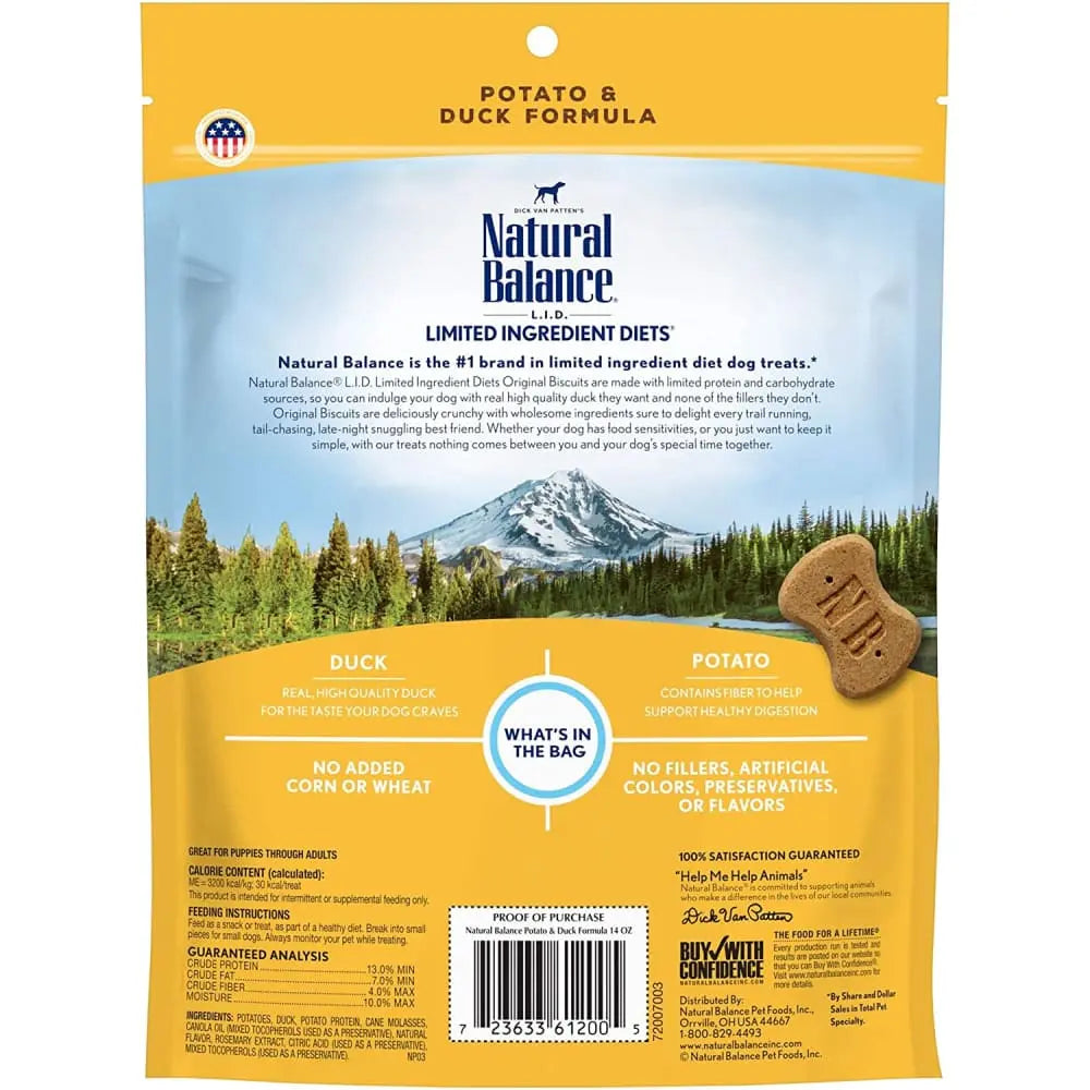 Natural Balance Pet Foods L.I.T. Duck & Potato Dog Treat Natural Balance CPD