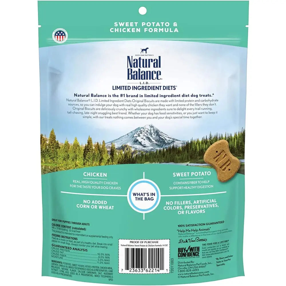 Natural Balance Pet Foods L.I.T. Sweet Potato & Chicken Dog Treat Natural Balance CPD