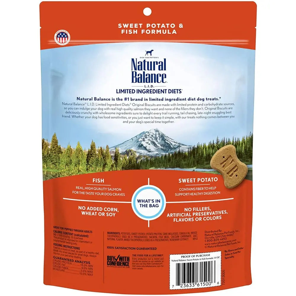 Natural Balance Pet Foods L.I.T. Sweet Potato & Fish Dog Treat Natural Balance CPD