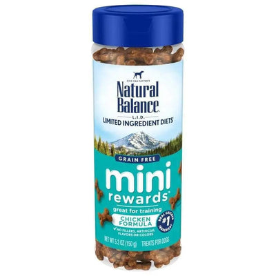 Natural Balance Pet Foods LID Mini Rewards Soft & Chewy Chicken Dog Treats 5.3 oz Natural Balance CPD