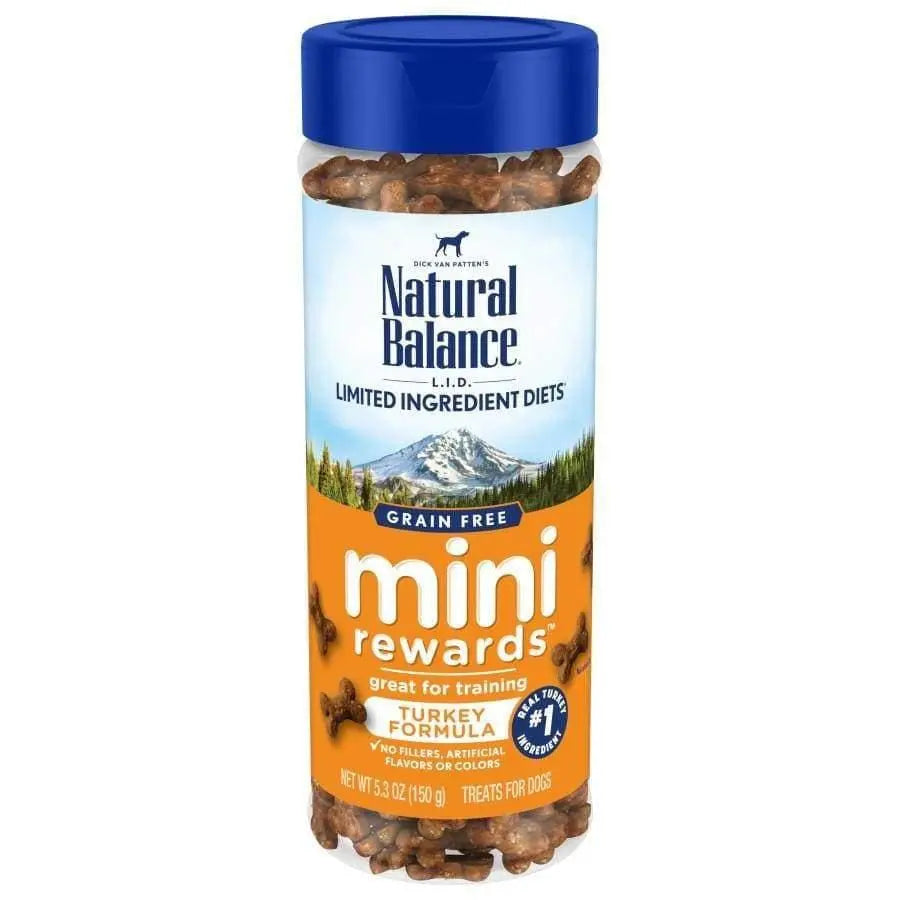 Natural Balance Pet Foods LID Mini Rewards Soft & Chewy Turkey Dog Treats Natural Balance CPD