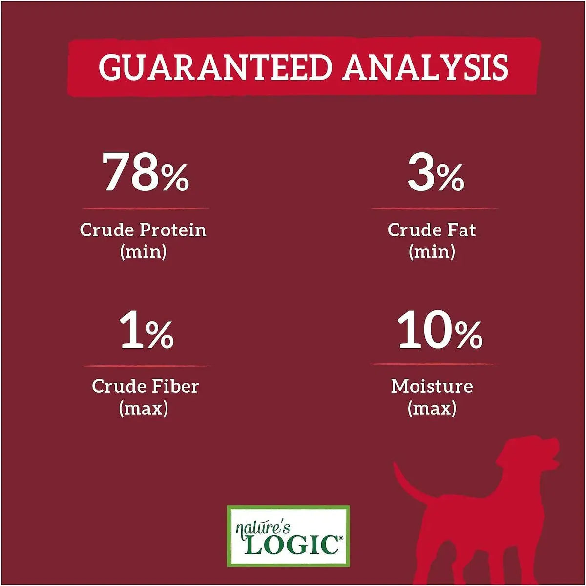 Nature's Logic Beef Lung Dehydrated Dog Treats 1 lb. Bag Nature's Logic