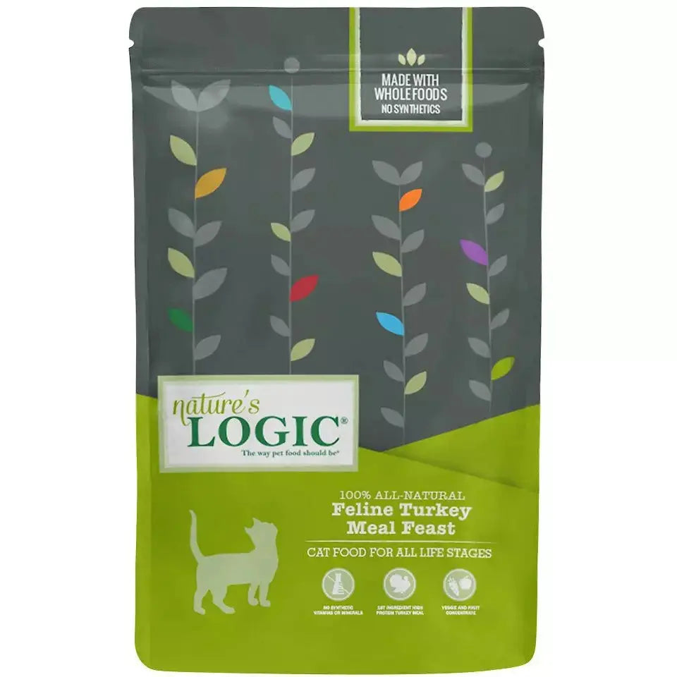 Nature's Logic Feline Turkey Meal Feast All Life Stages Dry Cat Food Nature's Logic