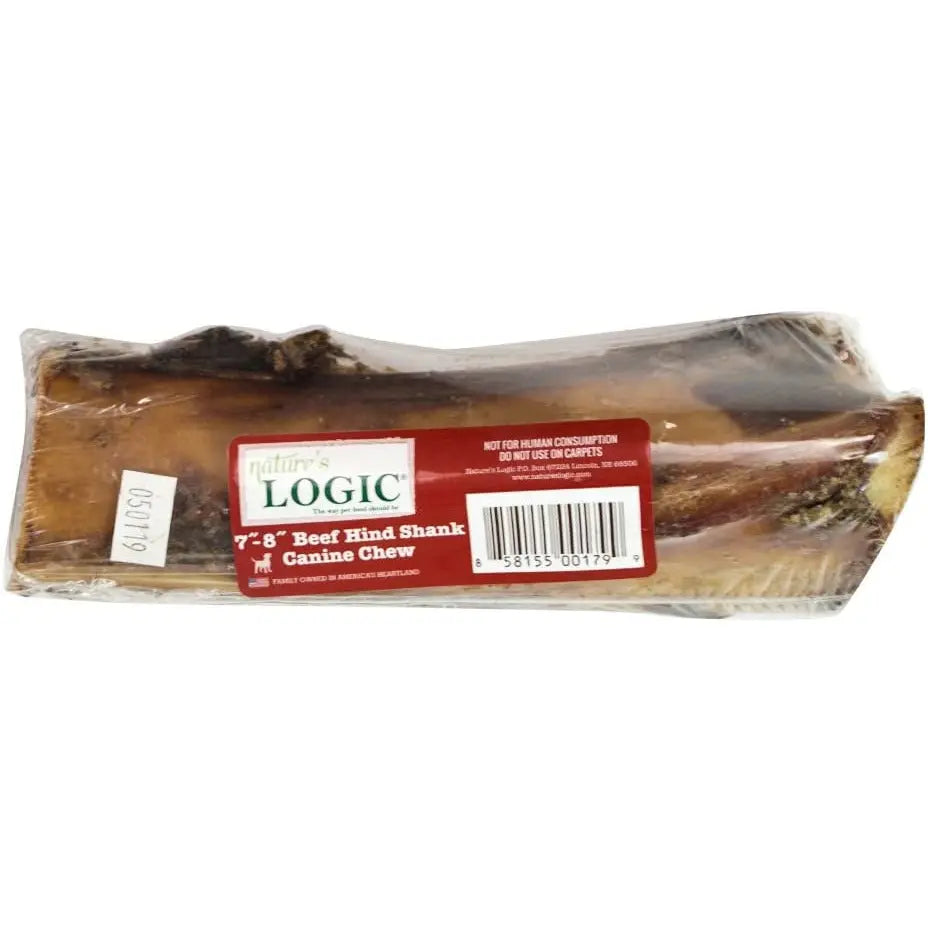 Natures Logic Beef Hind Shank Canine Chew Dog Bone Nature's Logic