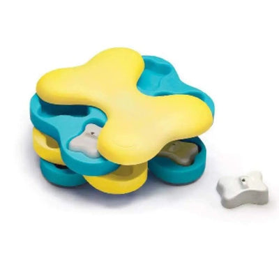 Nina Ottosson Tornado Interactive Dog Toy Blue, Yellow Nina Ottosson CPD