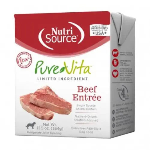 NutriSource® PureVitaLimited Ingredient Wet Dog Food 12.5 Oz - 12 Per Case NutriSource