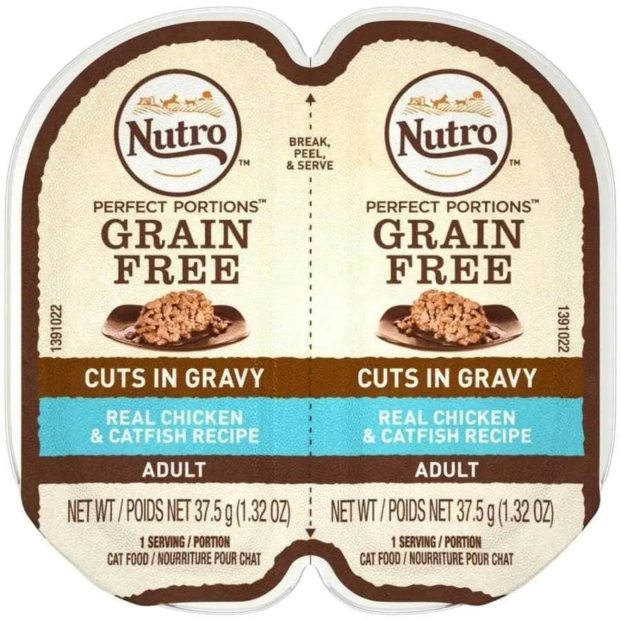 Nutro Products Perfect Portions Grain Free Cuts in Gravy Adult Wet Cat Food 2.6 oz, 24 pk Nutro CPD