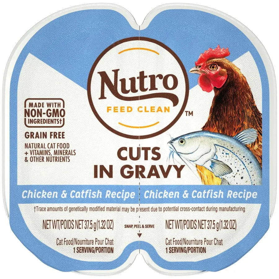 Nutro Products Perfect Portions Grain Free Cuts in Gravy Adult Wet Cat Food 2.6 oz, 24 pk Nutro CPD