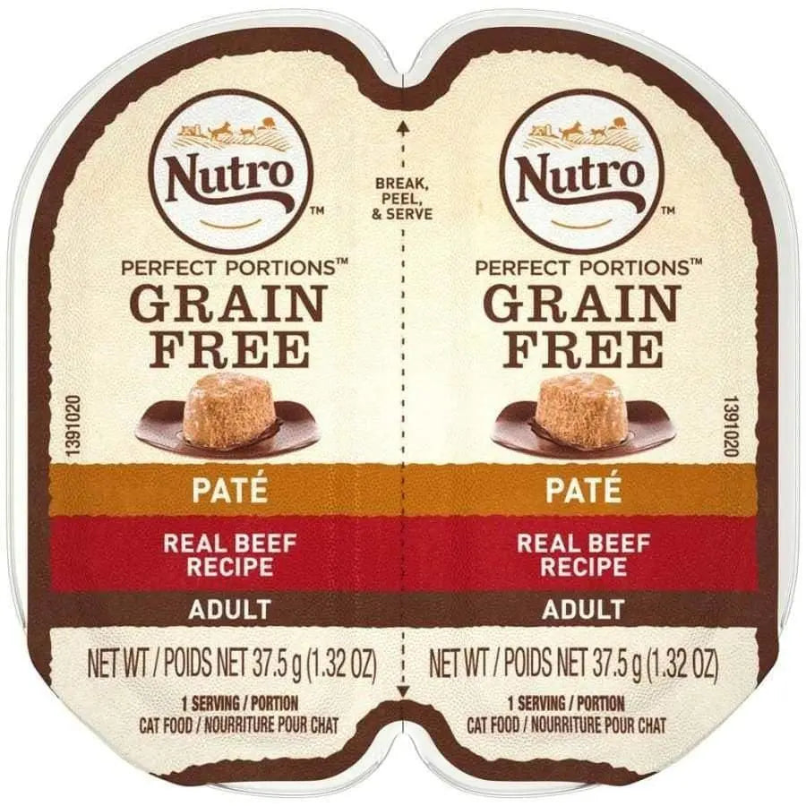 Nutro Products Perfect Portions Grain Free Paté Adult Wet Cat Food 2.6 oz Nutro CPD