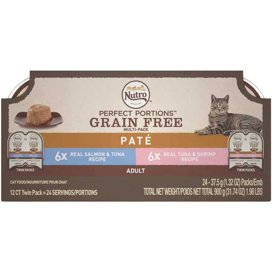 Nutro Products Perfect Portions Grain Free Paté Adult Wet Cat Food 2.6 oz Nutro CPD