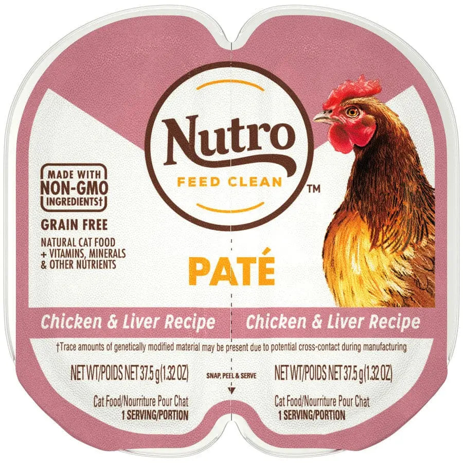 Nutro Products Perfect Portions Grain Free Paté Adult Wet Cat Food 2.6 oz Nutro CPD