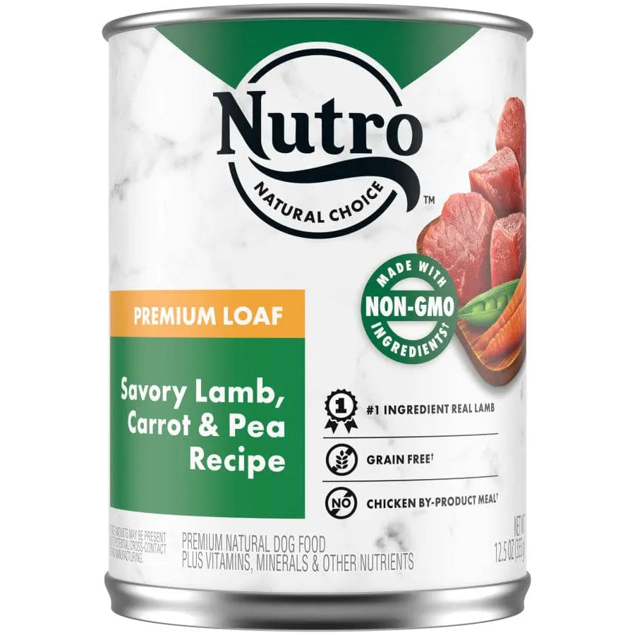 Nutro Products Premium Loaf Adult Wet Dog Food 12.5 oz, 12 pk Nutro