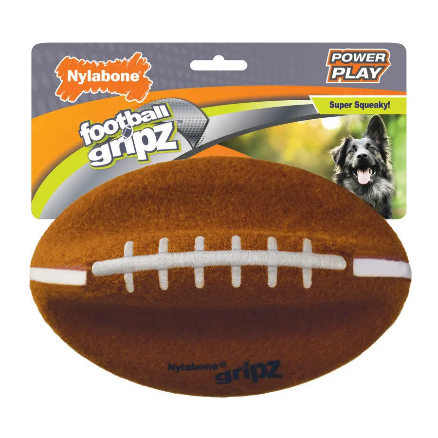 Nylabone Power Play Dog Football Gripz Nylabone