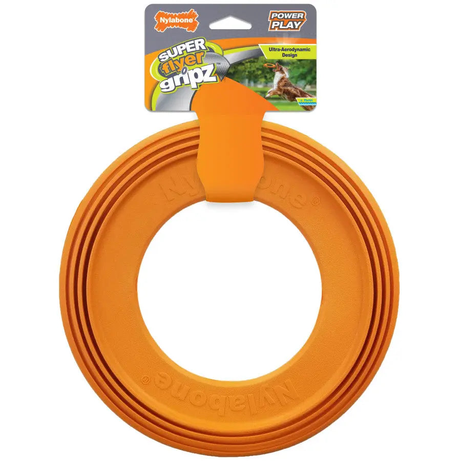 Nylabone Power Play Super Flyer Gripz Disc for Dogs Nylabone