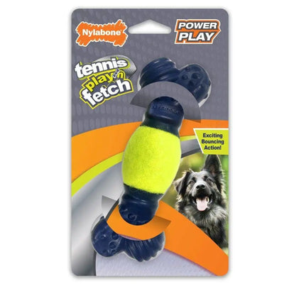 Nylabone Power Play Tennis Play 'n Fetch Interactive Dog Toy Play 'n Fetch Nylabone