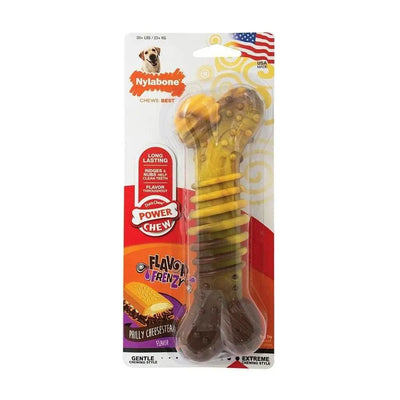 Nylabone® Dura Chews® Flavor Frenzy Power Chews Cheesesteak Flavor Long Lasting Chews Dog Toys Nylabone®