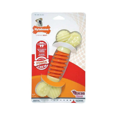 Nylabone® Dura Chews® Power Chews Bacon Flavor PRO Action Dental Chews Dog Toys Giant Up to 50 Lbs Nylabone®