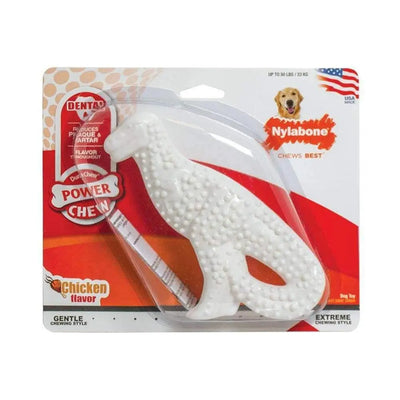 Nylabone® Dura Chews® Power Chews Chicken Flavor Dinosaur Dental Chews Dog Toys Giant Up to 50 Lbs Nylabone®