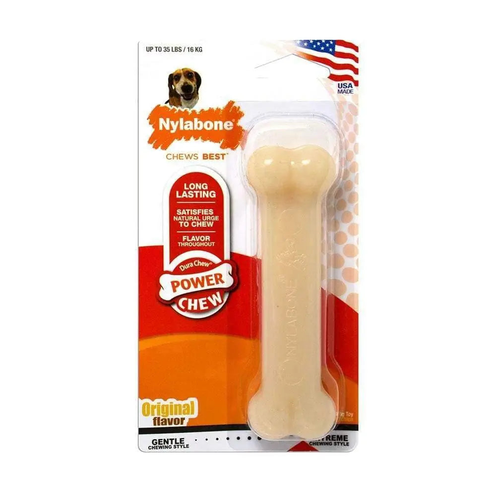 Nylabone® Dura Chews® Power Chews Original Flavor Long Lasting Chews Dog Toys Wolf Up to 35 Lbs Nylabone®