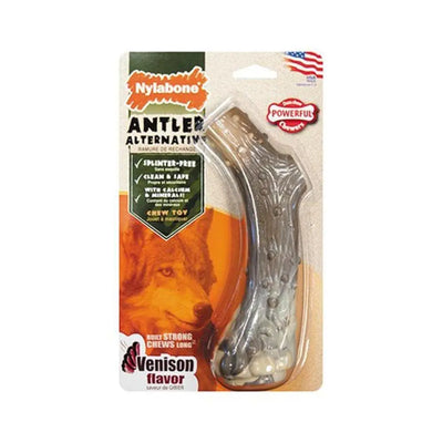 Nylabone® Dura Chews® Power Chews Venison Flavor Antler Alternative Long Lasting Chews Dog Toys Nylabone®