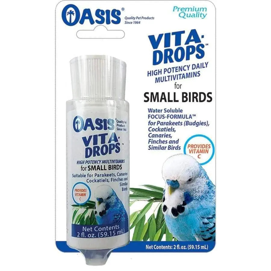 Oasis Vita Drops for Small Birds Multivitamin Supplement 2 Fl. oz Oasis