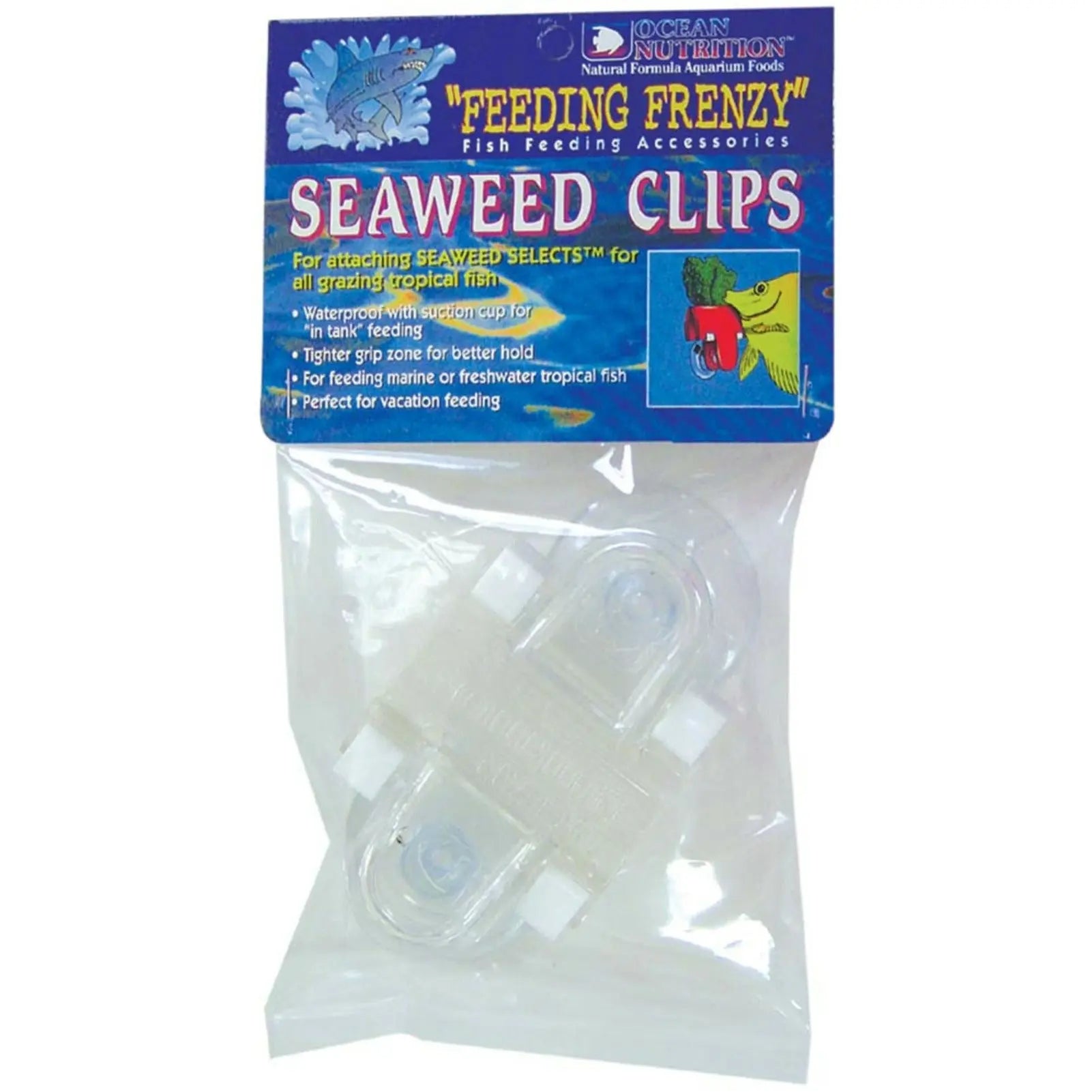 Ocean Nutrition Nutrition Feeding Frenzy Seaweed Clips Clear Ocean Nutrition