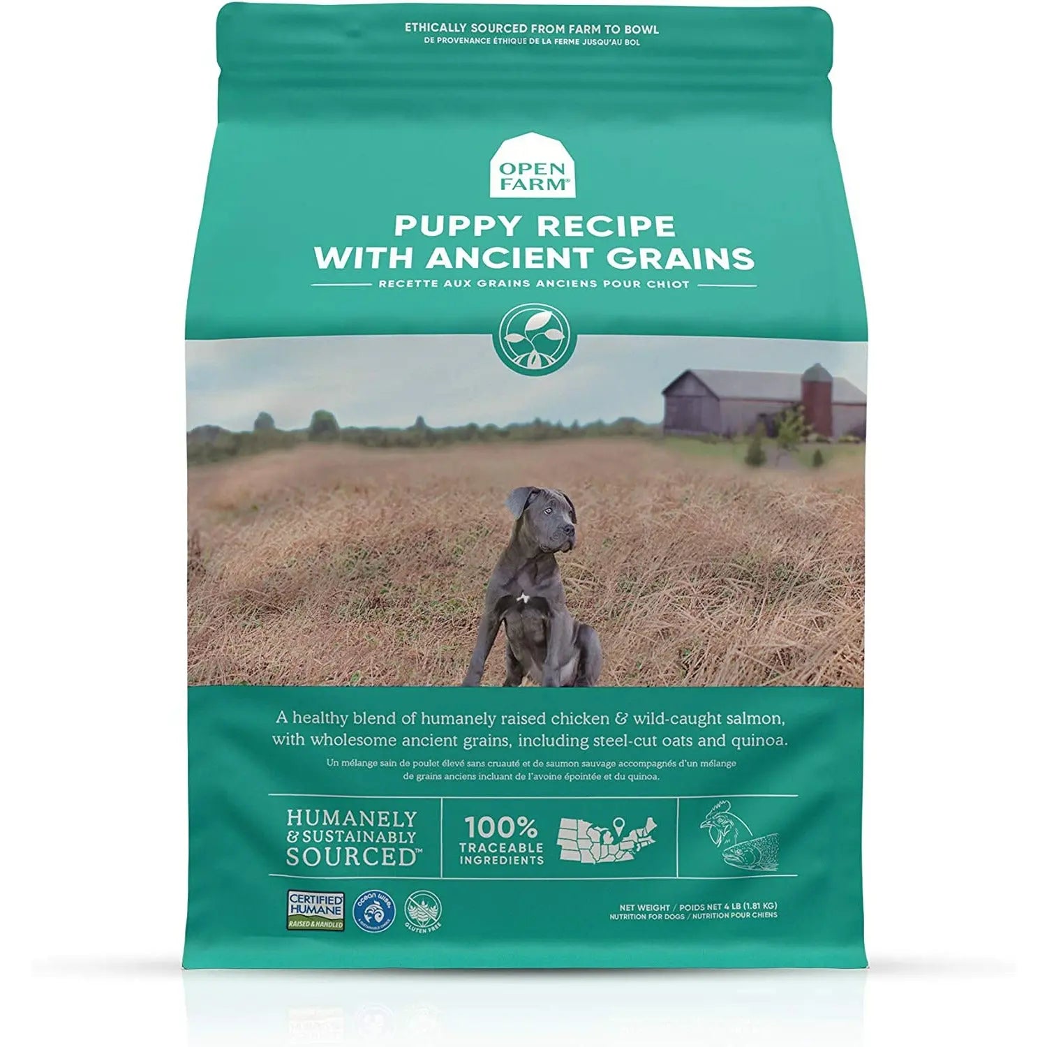 Open Farm® Ancient Grains High-Protein Dry Puppy Food Open Farm