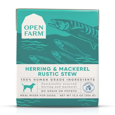 Open Farm® Herring & Mackerel Rustic Stew Wet Dog Food 12.5oz case of 12 Open Farm