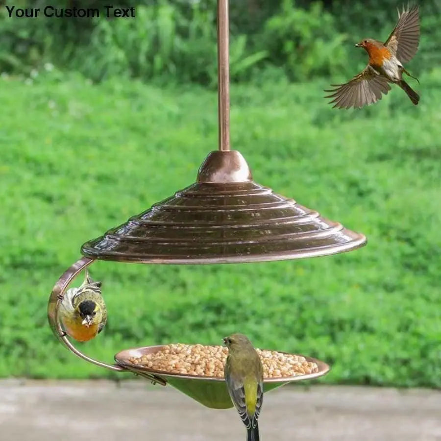 Outdoor Bird Food Metal Hanging Wild Bird Feeder Garden House Decor Talis Us