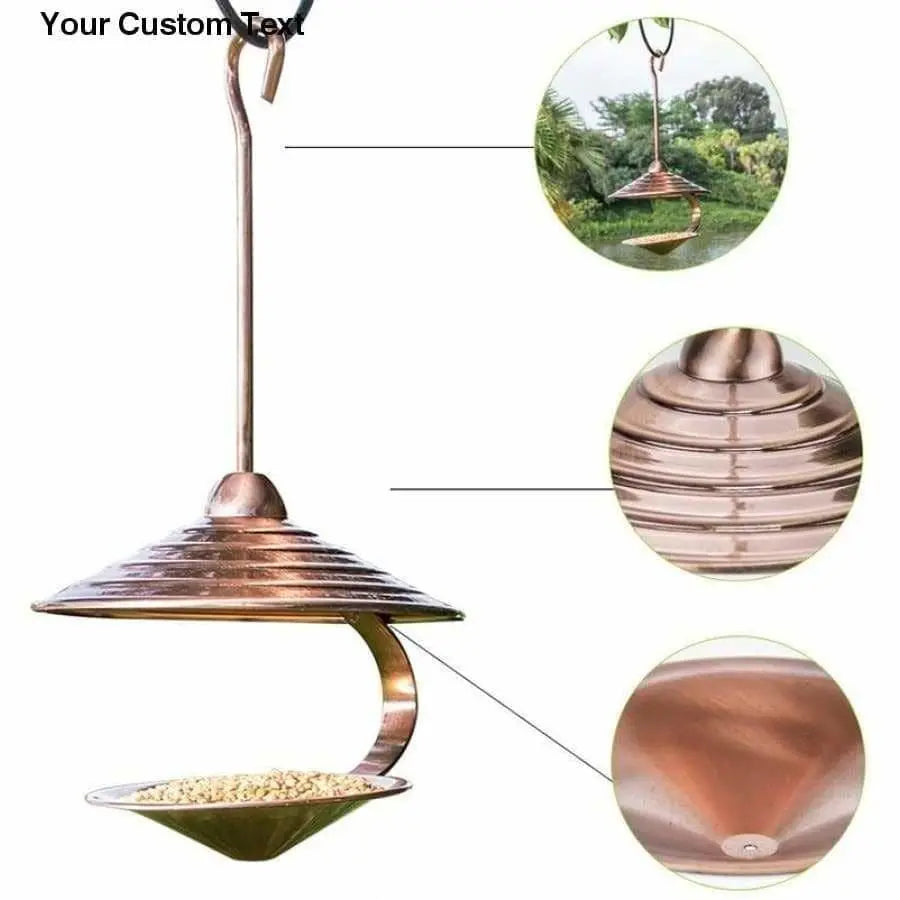 Outdoor Bird Food Metal Hanging Wild Bird Feeder Garden House Decor Talis Us