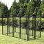 Outdoor Dog Pen Puppy Enclosures Play Pen Kennel with Gate & Roof Talis Us