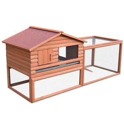 Outdoor Guinea Rabbit Hutch Habitat Pig Pet House Bunny Cage Talis Us