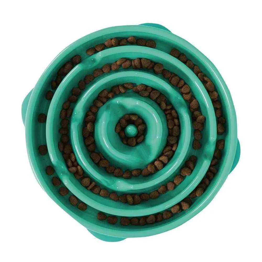 Outward Hound® Fun Feeder Slo-Bowl for Dog Teal Color 1.7 Lbs Outward Hound®