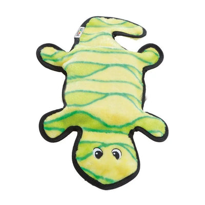 Outward Hound® Invincibles® Gecko 4 Squeak Dog Toys Yellow & Green Color Large 18 X 6 X 2 Inch Outward Hound®