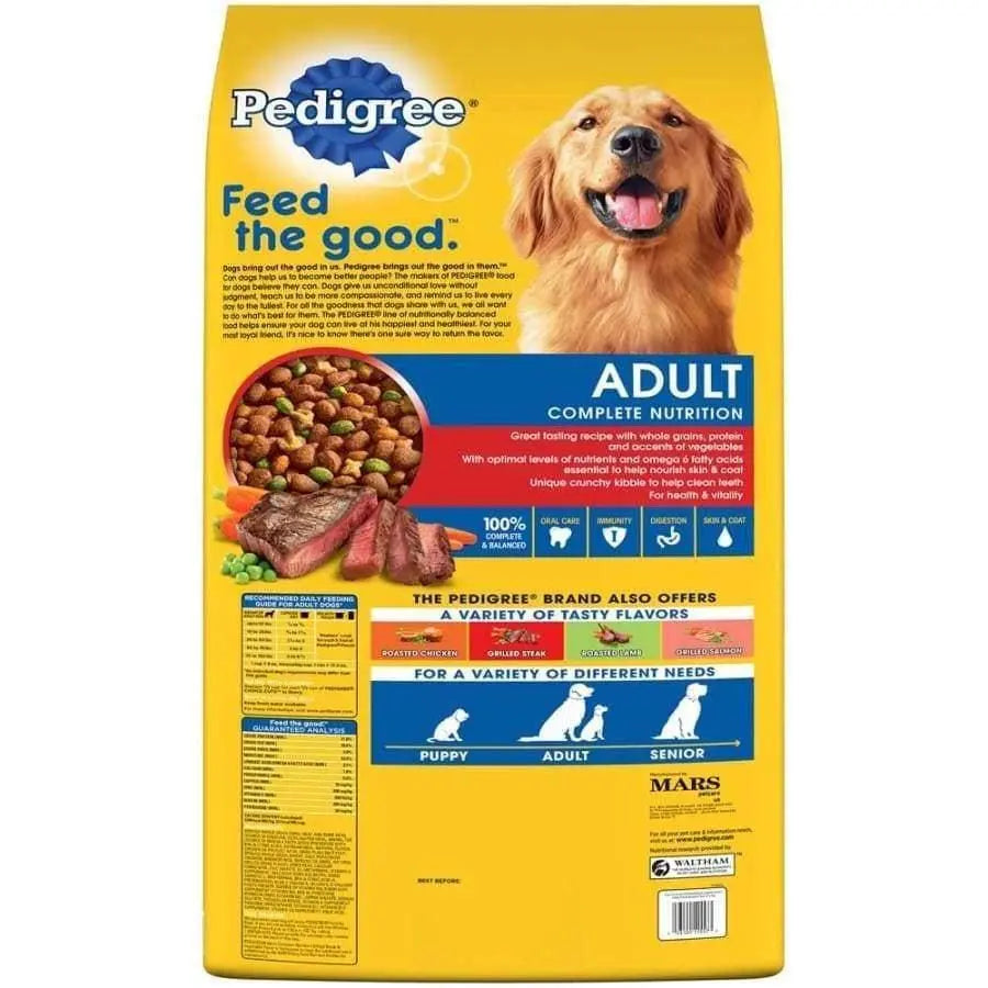 Pedigree Grilled Steak & Vegetable Dry Dog Food Pedigree