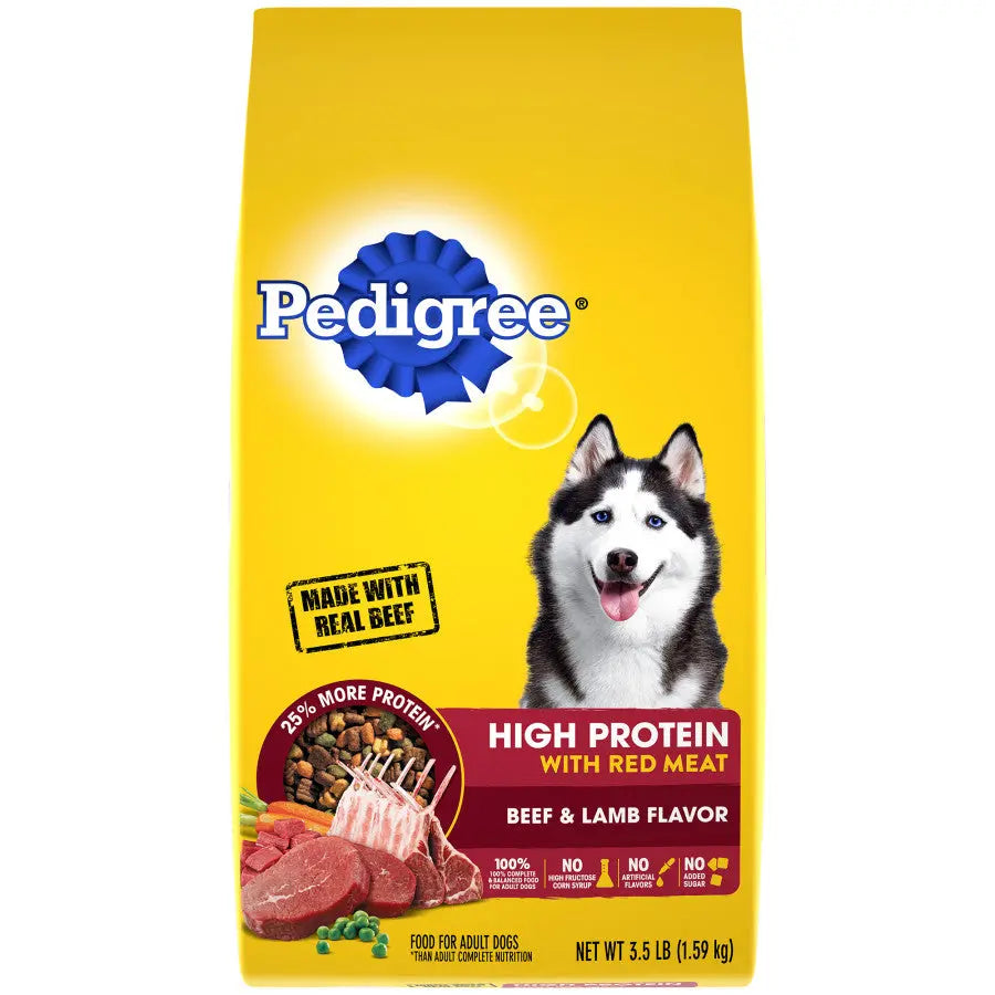 Pedigree High Protein w/Red Meat Dry Dog Food Beef & Lamb Pedigree