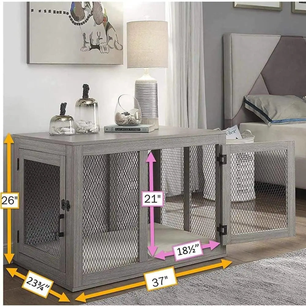 Penn-Plax Modern and Sophisticated Dog Crate Pet Furniture Designed as an Table or Night Stand Great Penn-Plax